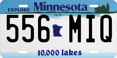 MN license plate 556MIQ