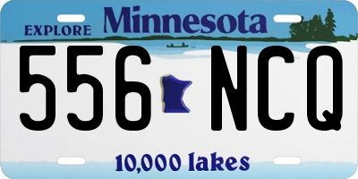 MN license plate 556NCQ