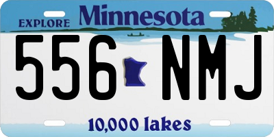 MN license plate 556NMJ