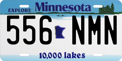 MN license plate 556NMN