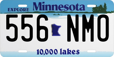 MN license plate 556NMO