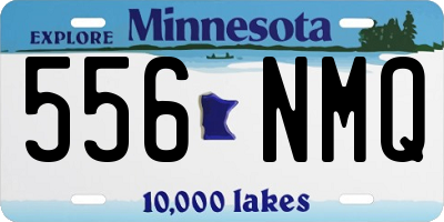 MN license plate 556NMQ