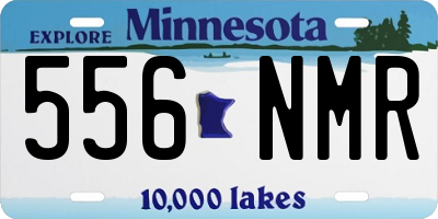 MN license plate 556NMR
