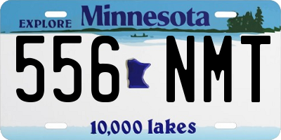 MN license plate 556NMT
