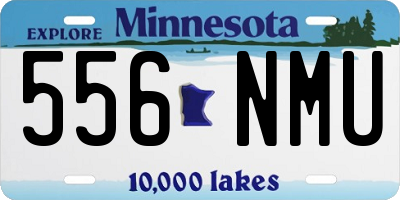 MN license plate 556NMU