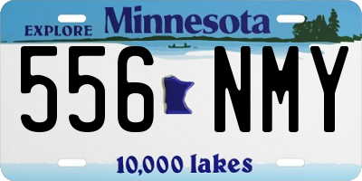 MN license plate 556NMY