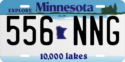 MN license plate 556NNG