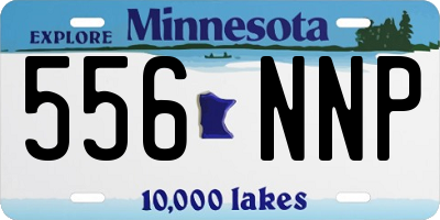 MN license plate 556NNP