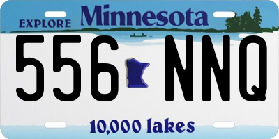 MN license plate 556NNQ