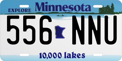 MN license plate 556NNU