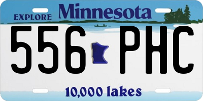 MN license plate 556PHC