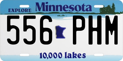 MN license plate 556PHM