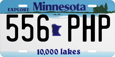 MN license plate 556PHP