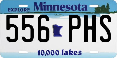 MN license plate 556PHS