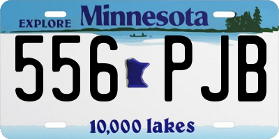 MN license plate 556PJB