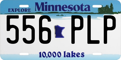 MN license plate 556PLP