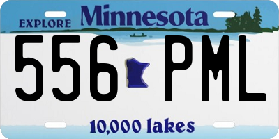 MN license plate 556PML