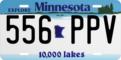 MN license plate 556PPV