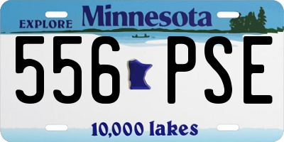 MN license plate 556PSE