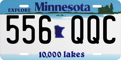 MN license plate 556QQC