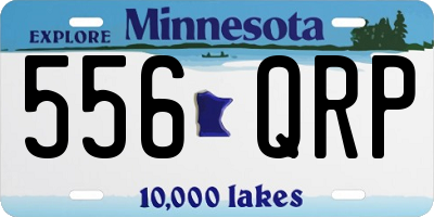 MN license plate 556QRP