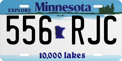 MN license plate 556RJC