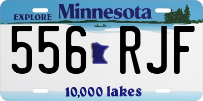 MN license plate 556RJF