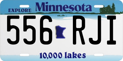 MN license plate 556RJI