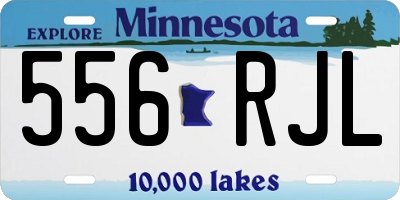 MN license plate 556RJL