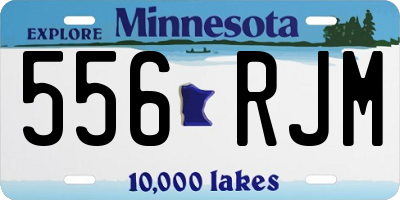 MN license plate 556RJM