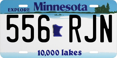 MN license plate 556RJN