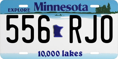 MN license plate 556RJO