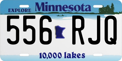 MN license plate 556RJQ