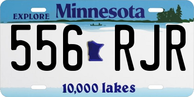 MN license plate 556RJR