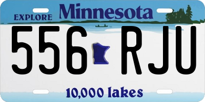 MN license plate 556RJU