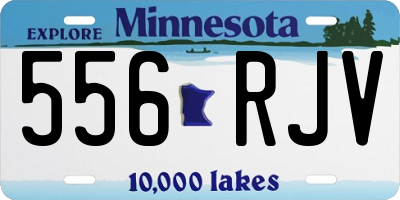 MN license plate 556RJV