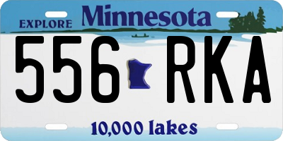 MN license plate 556RKA