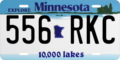 MN license plate 556RKC
