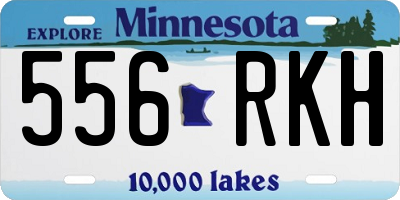 MN license plate 556RKH