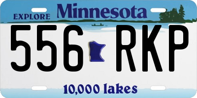 MN license plate 556RKP