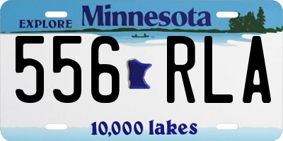 MN license plate 556RLA
