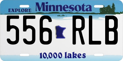 MN license plate 556RLB