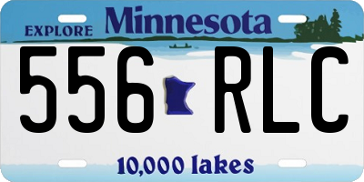 MN license plate 556RLC