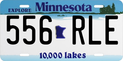 MN license plate 556RLE
