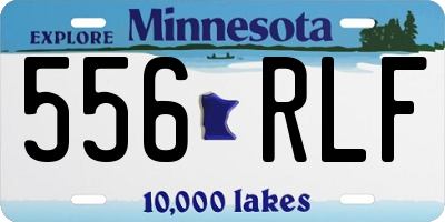 MN license plate 556RLF