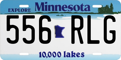 MN license plate 556RLG