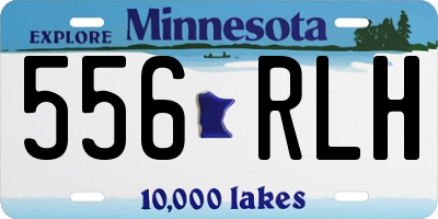 MN license plate 556RLH