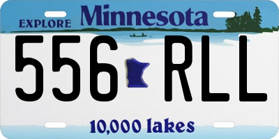 MN license plate 556RLL