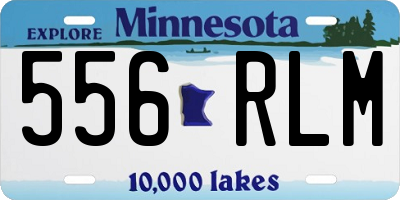 MN license plate 556RLM
