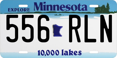 MN license plate 556RLN